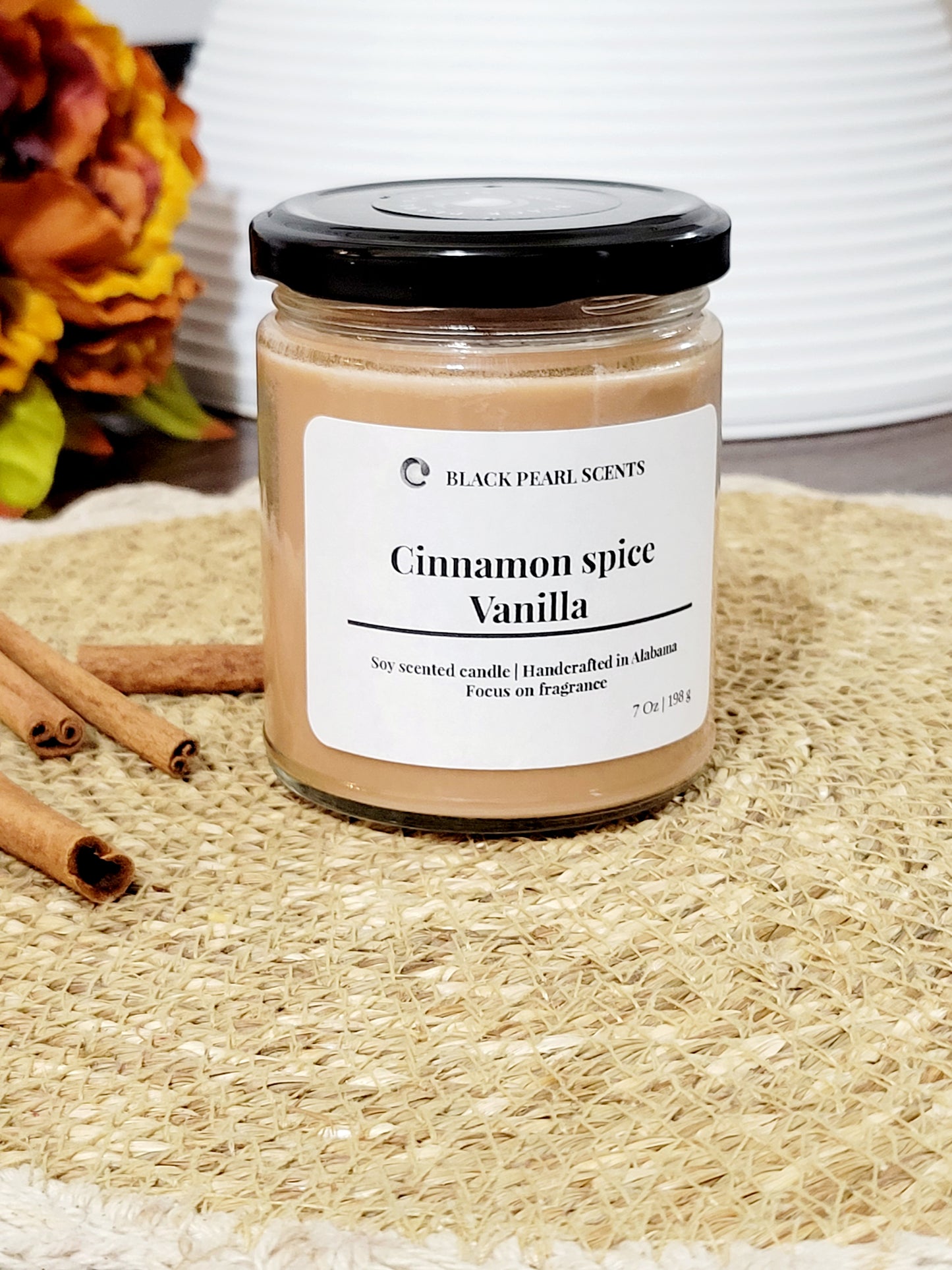 Cinnamon Spice Vanilla Soy Candle