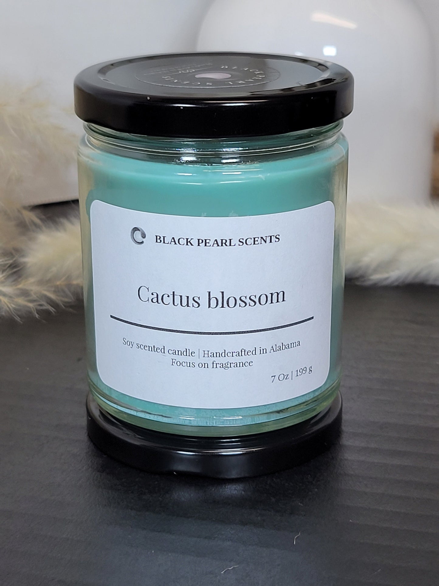 Cactus Blossom Soy Candle | Floral Aromatherapy & Coastal Home Decor
