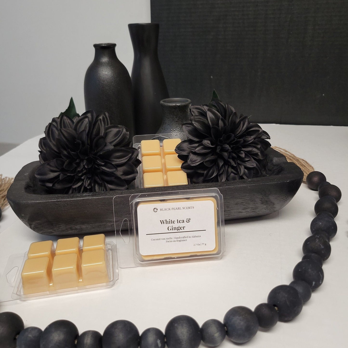 Soy Scented Wax Melts – White Tea And Ginger | Aromatherapy Home Fragrance