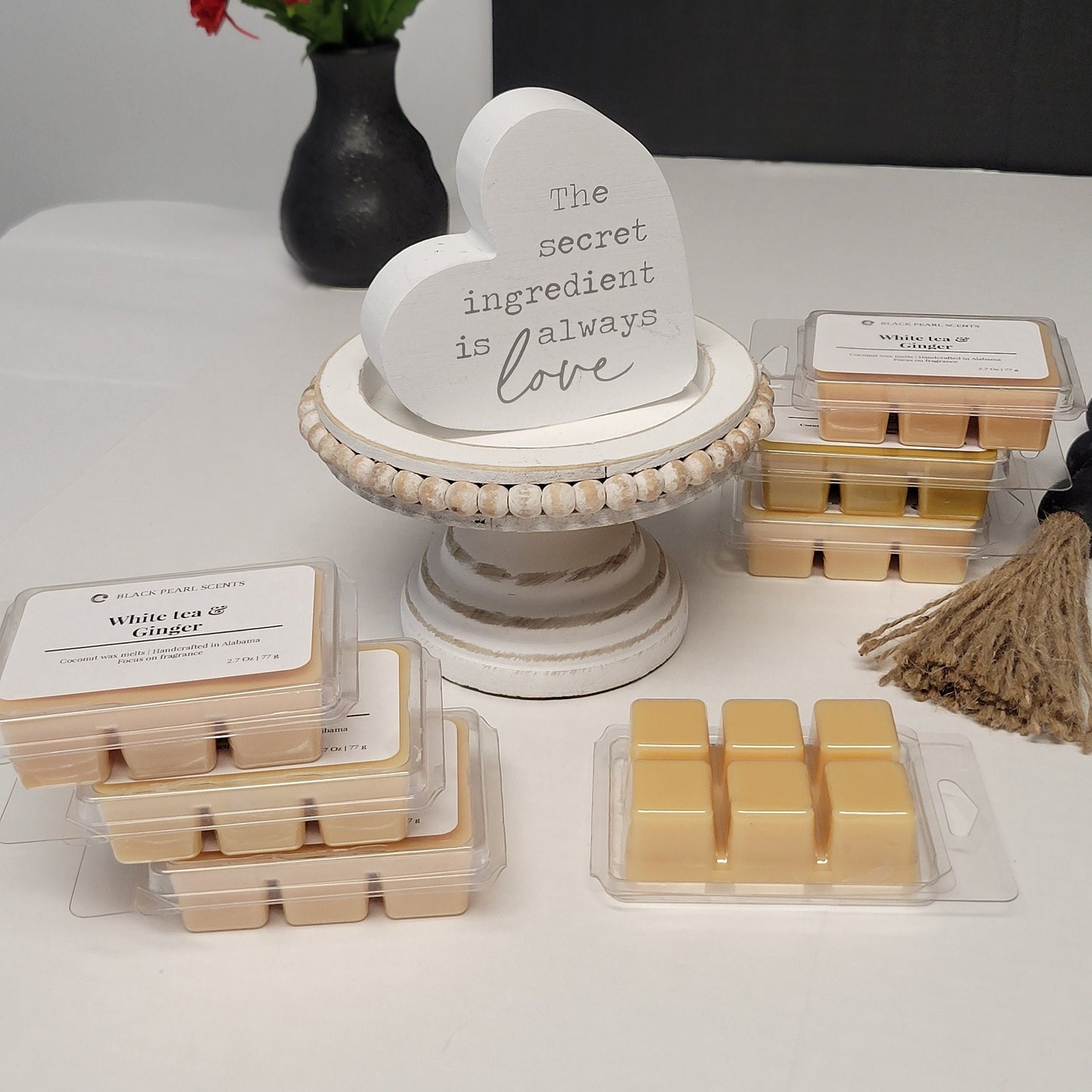 Soy Scented Wax Melts – White Tea And Ginger | Aromatherapy Home Fragrance