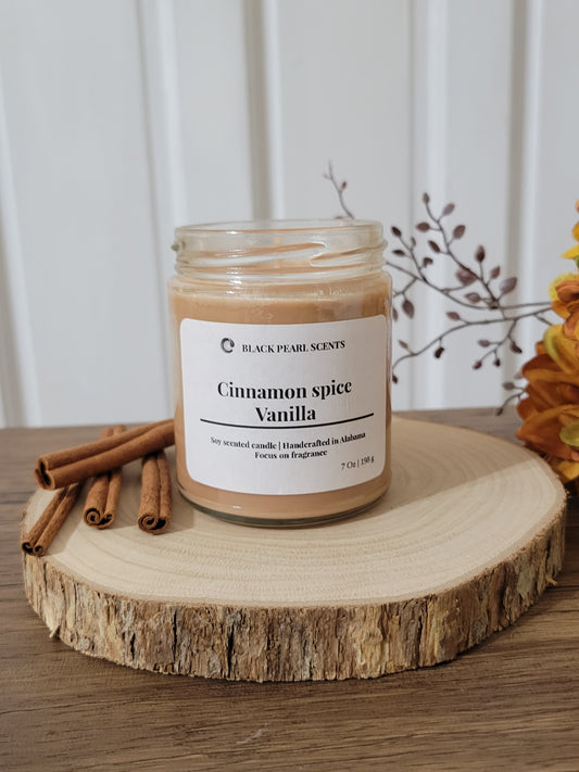 Cinnamon Spice Vanilla Soy Candle