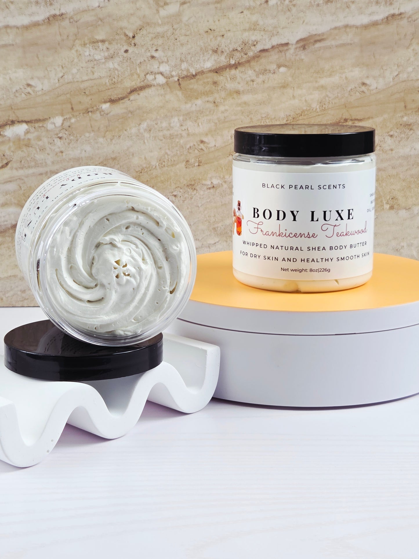 Frankincense & Teakwood Whipped Shea Body Butter