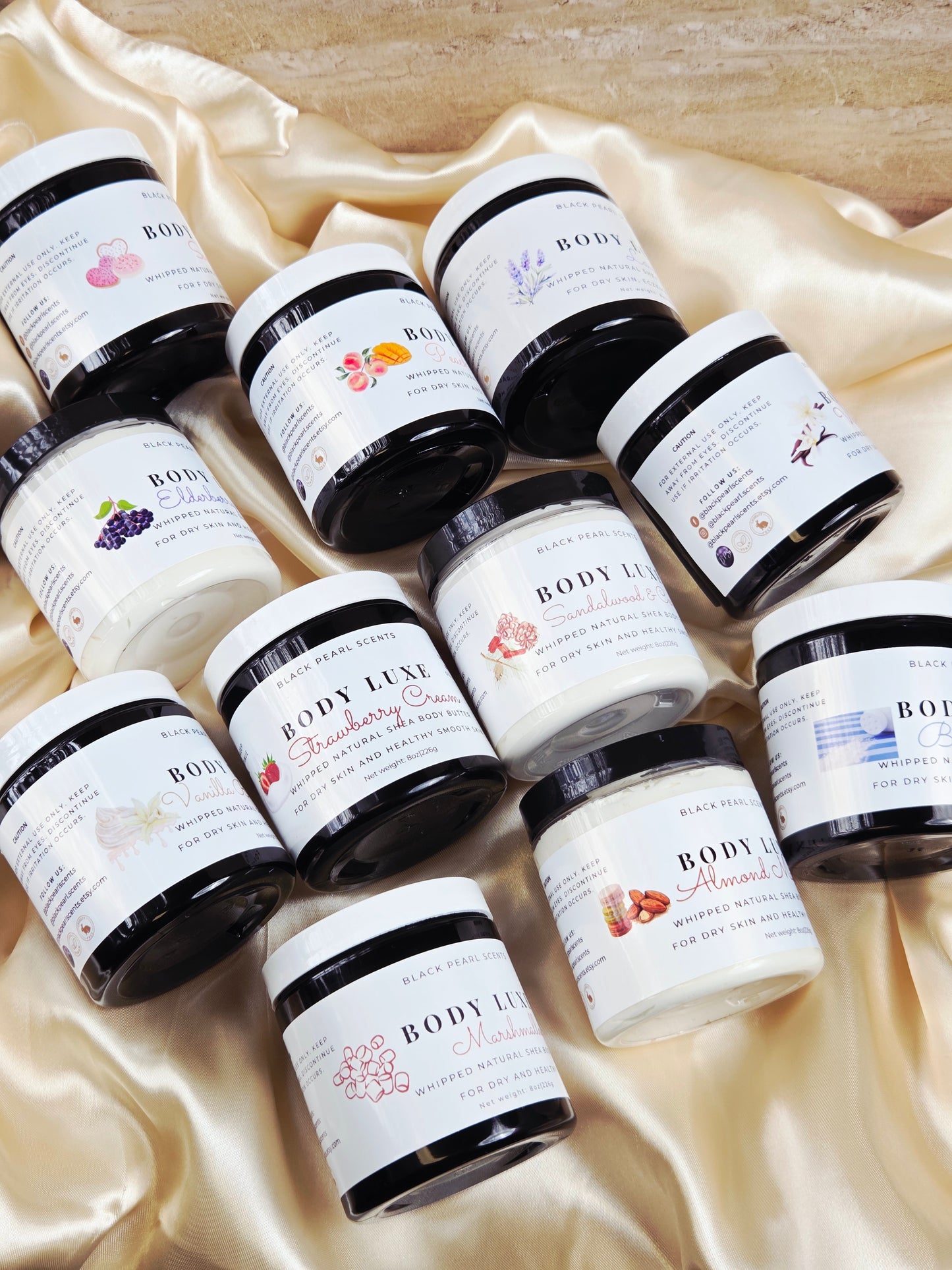 All Natural Whipped Shea Body Butter | Deep Hydration for All Skin Types