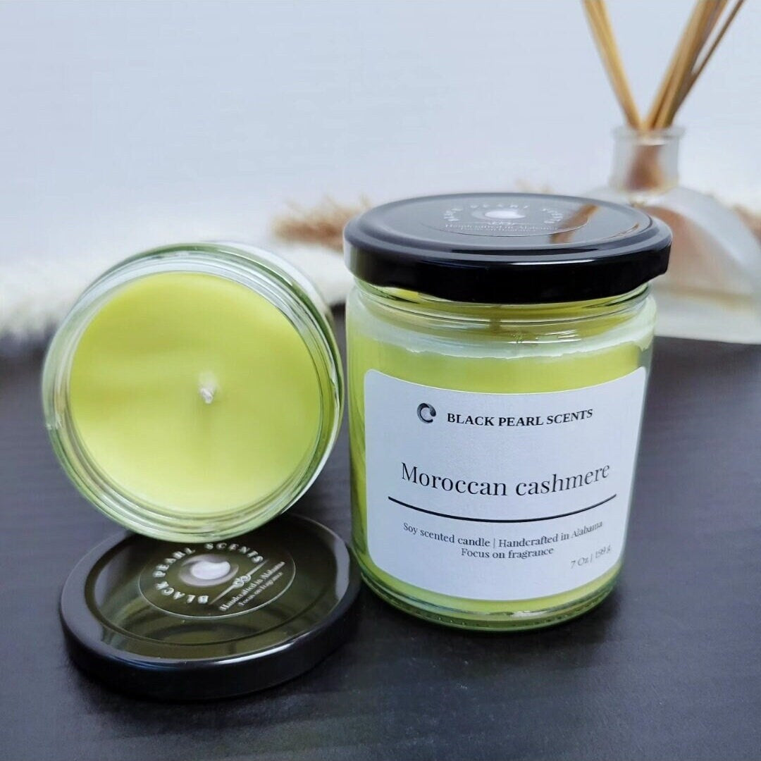Moroccan Love Soy Candle | Patchouli, Musk & Sandalwood Aromatherapy