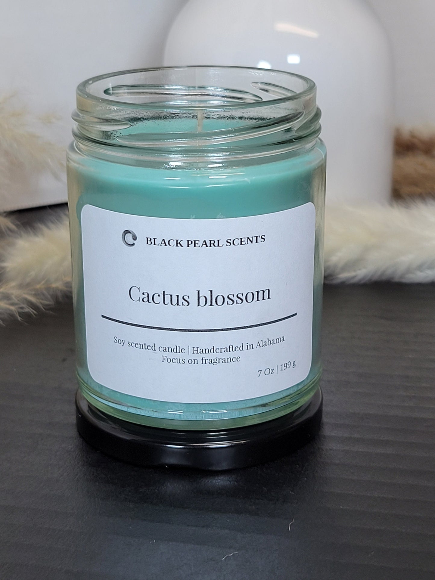 Cactus Blossom Soy Candle | Floral Aromatherapy & Coastal Home Decor