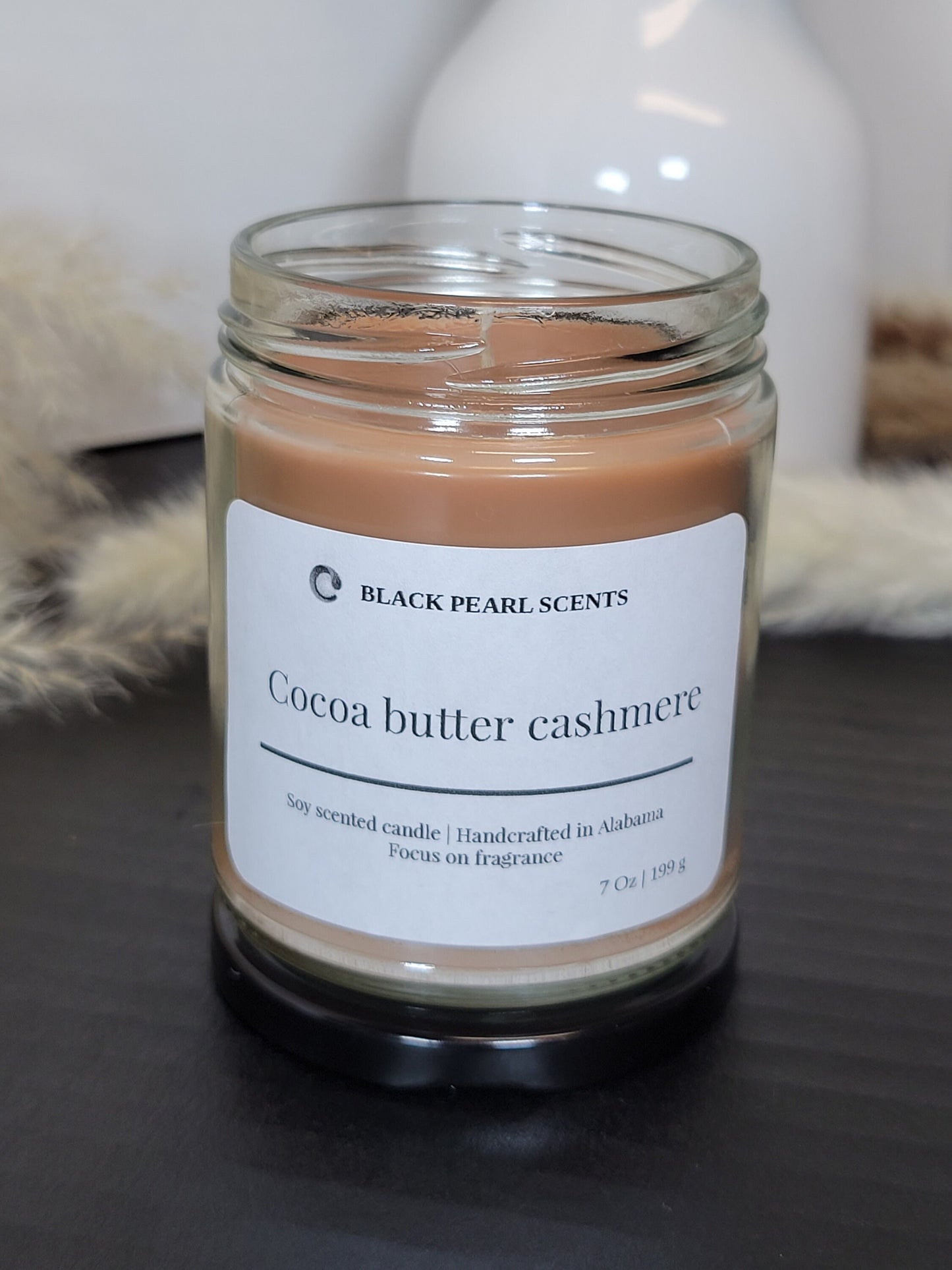 Cocoa Butter Caramel Soy Candle | Spicy Aromatherapy Home Candle