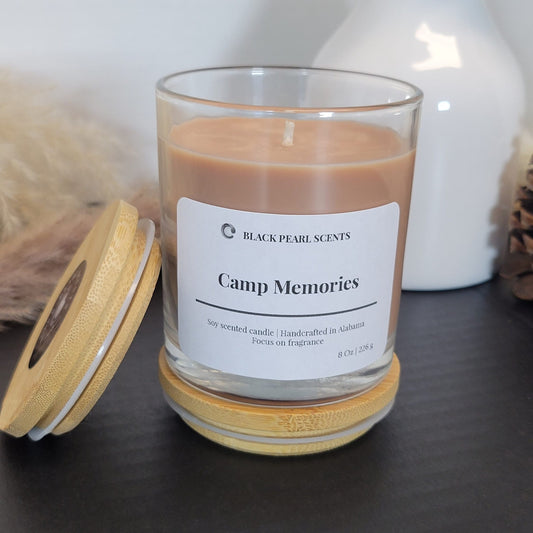 Mahogany Teakwood Soy Candle | Woodsy Aromatherapy Men Candle