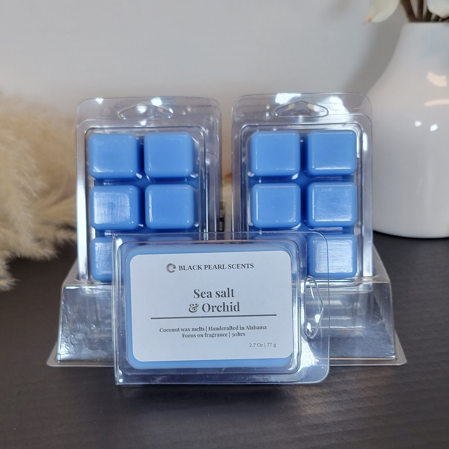 Sea Salt & Orchid Soy Wax Melts | Strong Scented Wax Melts for Warmers