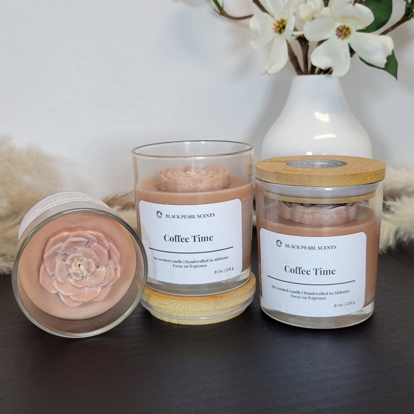 Coffee + Cream Soy Candle | Espresso & Fresh Brewed Coffee Kitchen Candle