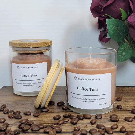 Coffee + Cream Soy Candle | Espresso & Fresh Brewed Coffee Kitchen Candle
