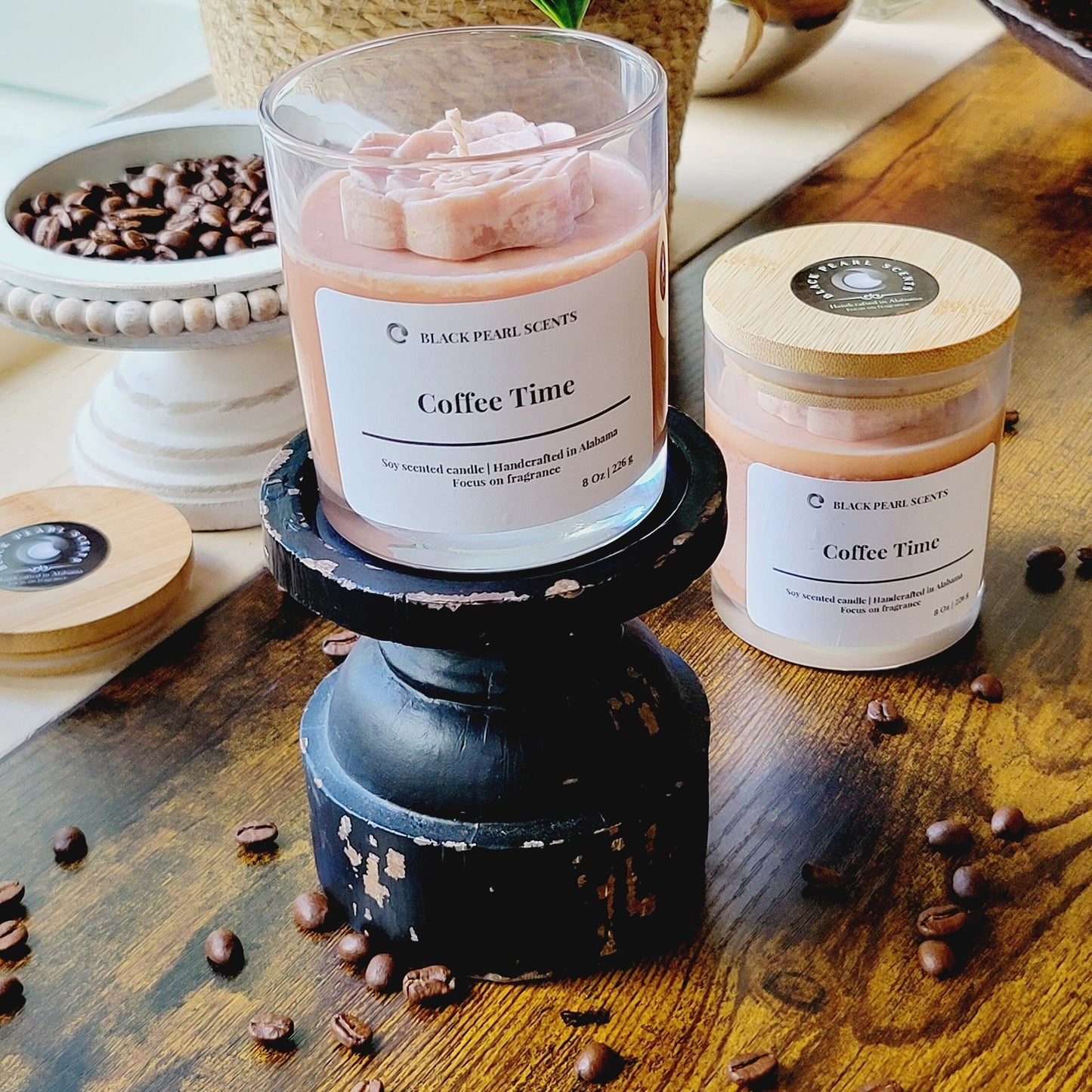 Coffee + Cream Soy Candle | Espresso & Fresh Brewed Coffee Kitchen Candle