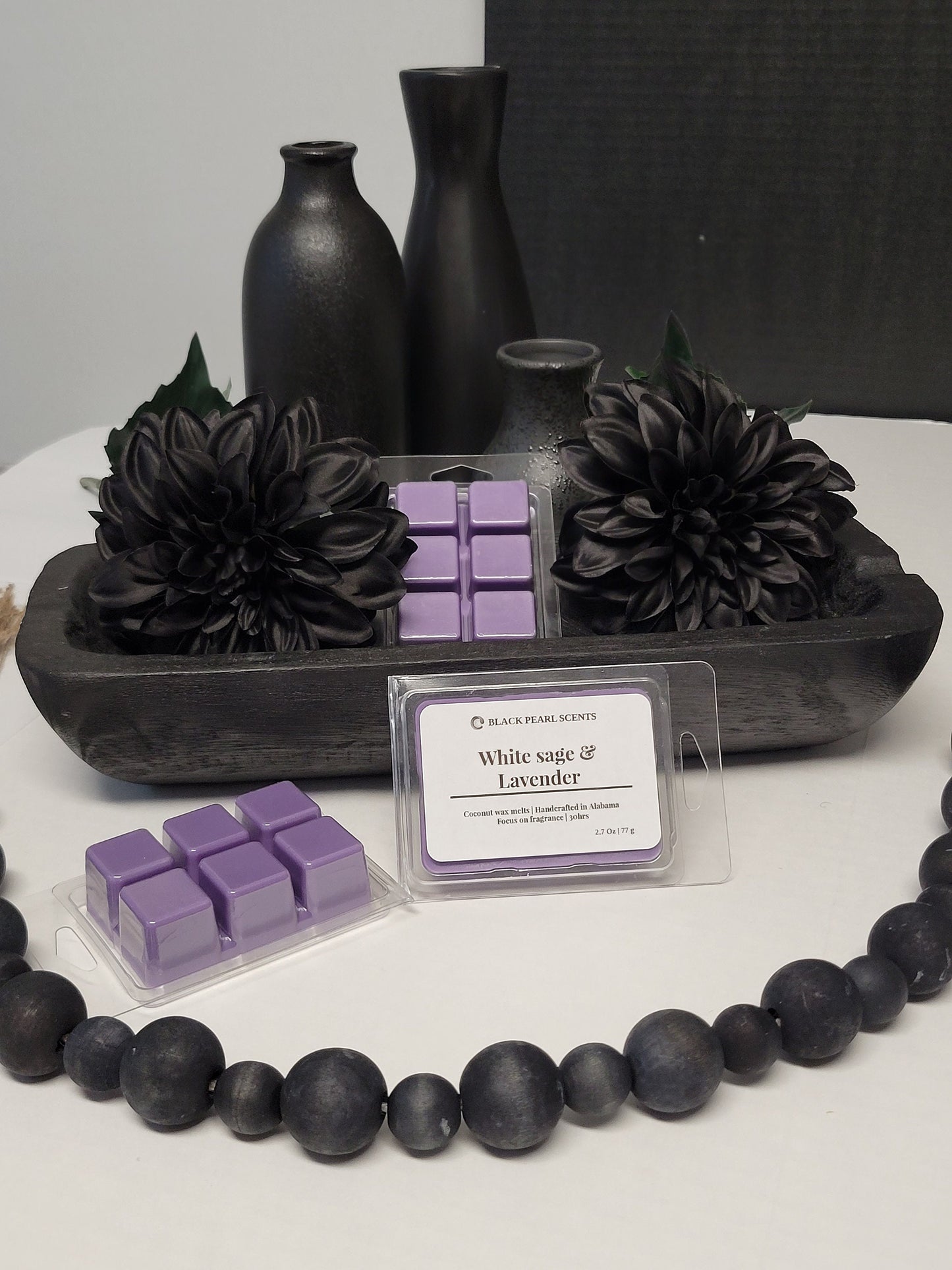 White Sage & Lavender Soy Wax Melts – Aromatherapy, Stress Relief, Non-Toxic, Eco-Friendly