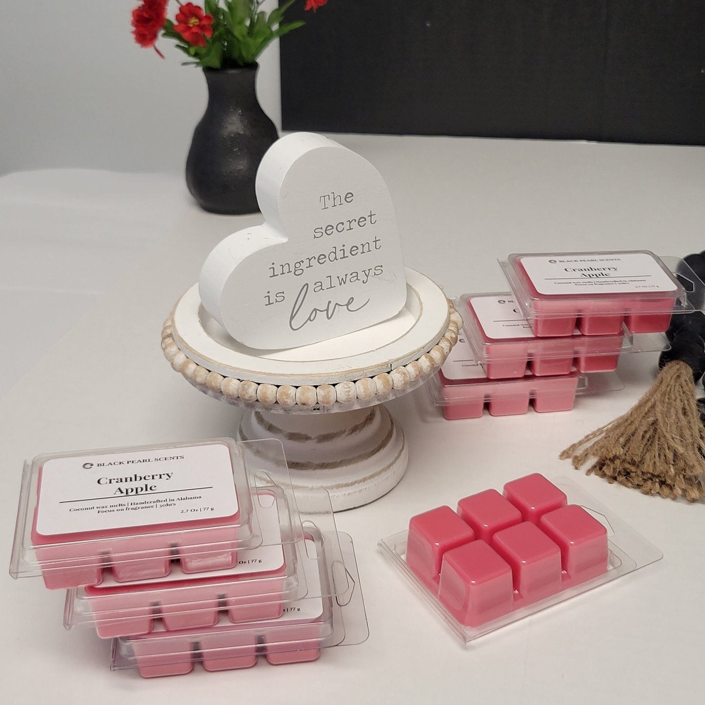 Cranberry Apple Coconut Wax Melts | Fruity Long-Lasting Home Fragrance For Warmers