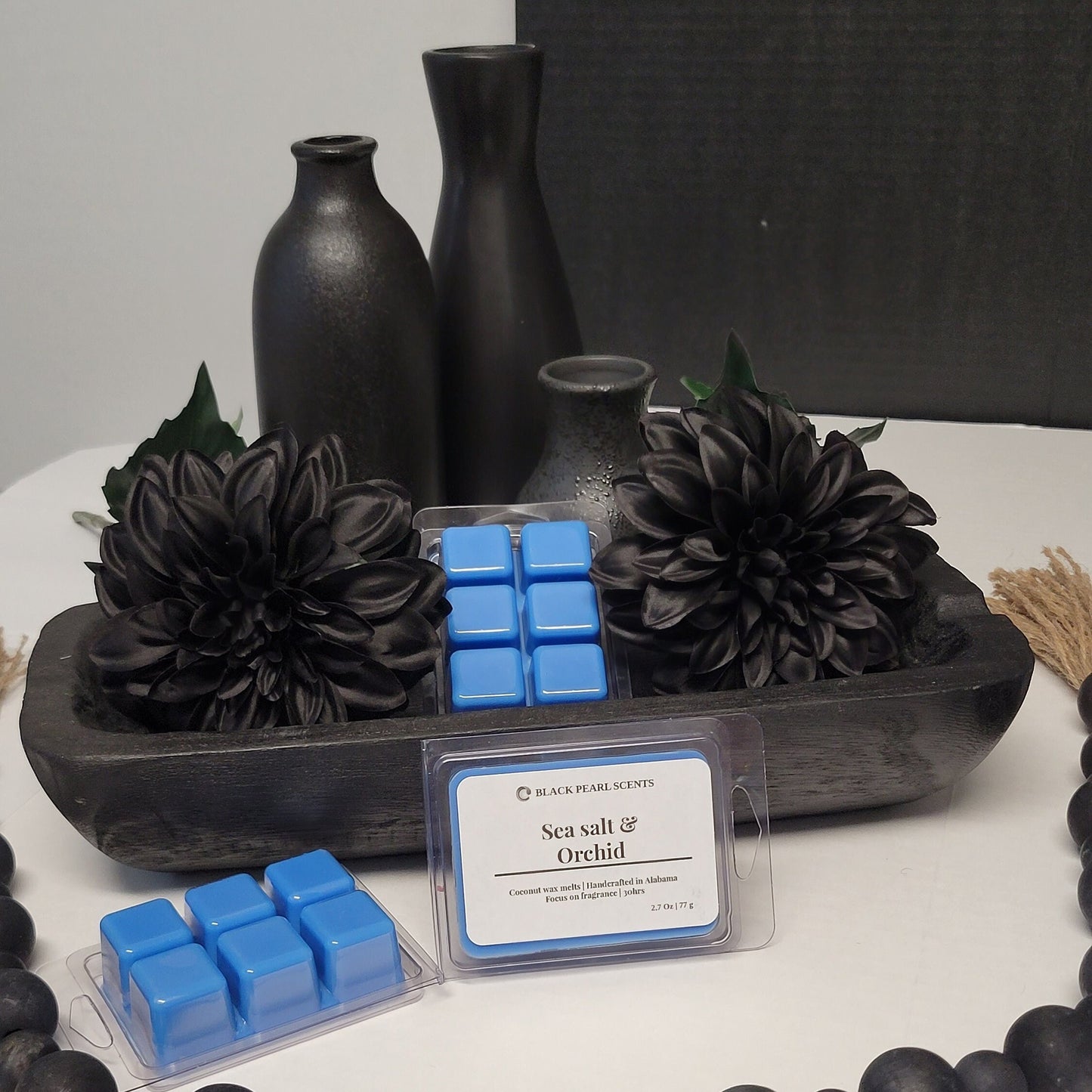 Sea Salt & Orchid Soy Wax Melts | Strong Scented Wax Melts for Warmers