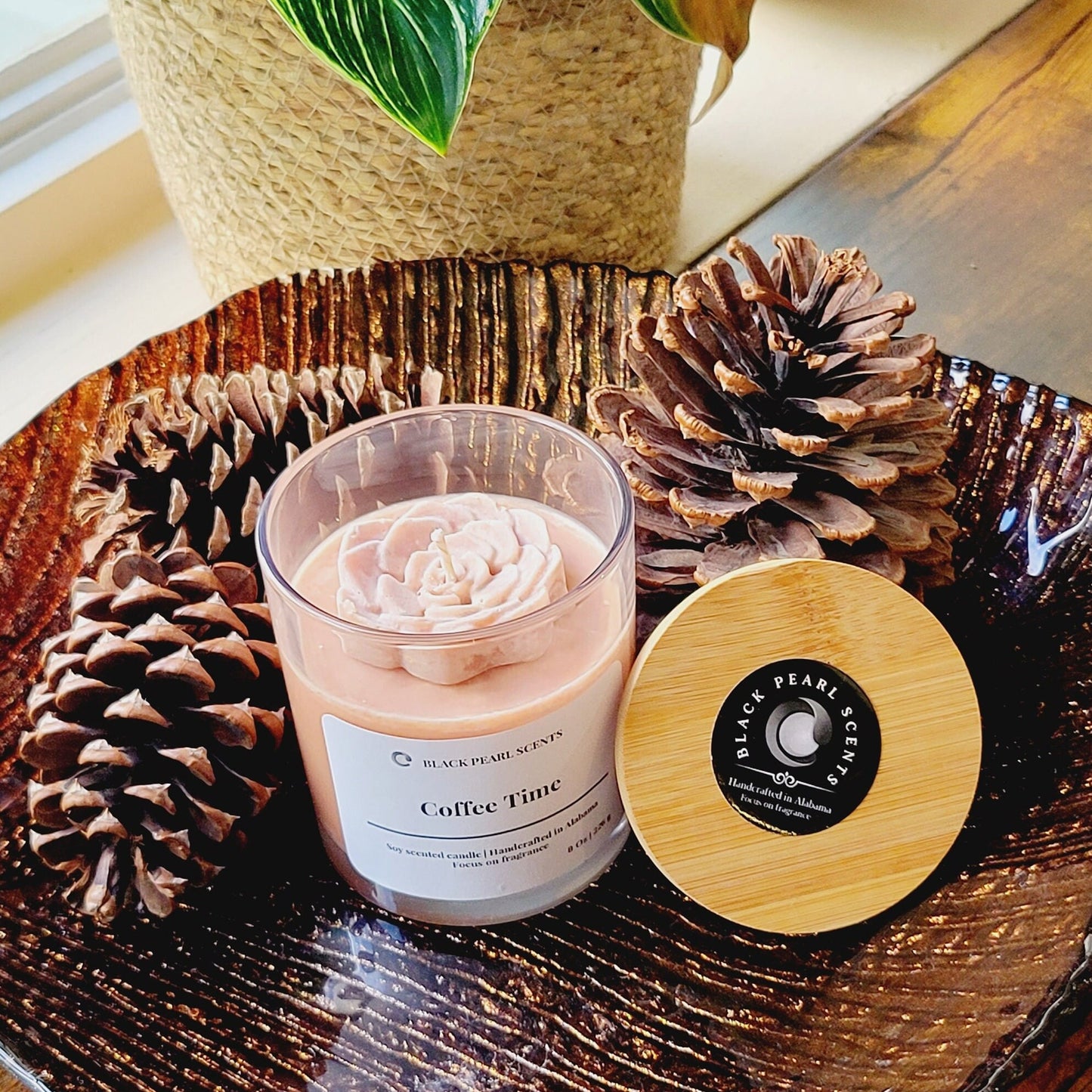 Coffee + Cream Soy Candle | Espresso & Fresh Brewed Coffee Kitchen Candle
