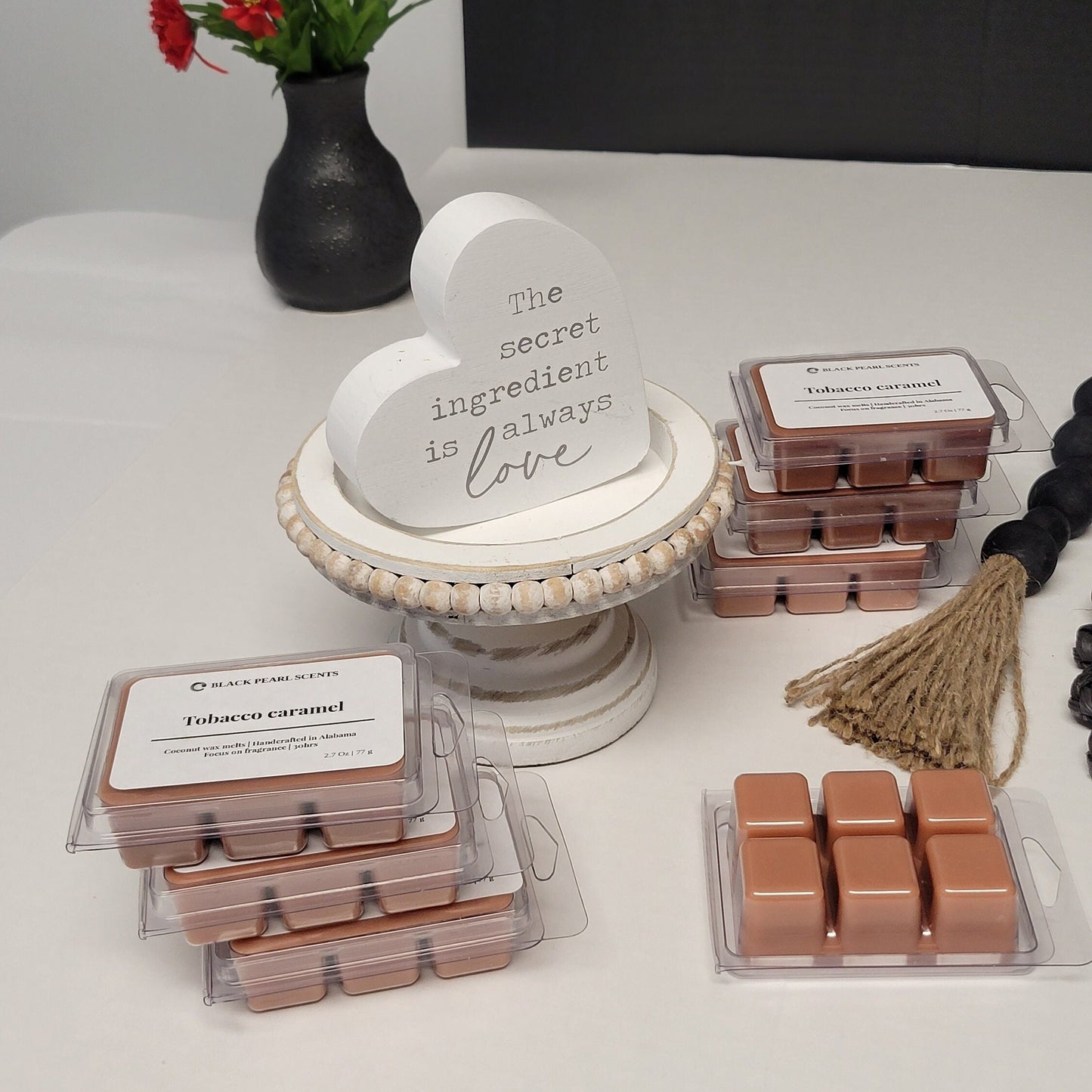 Tobacco Caramel Soy Wax Melts For Warmers | Non-Toxic Aromatherapy