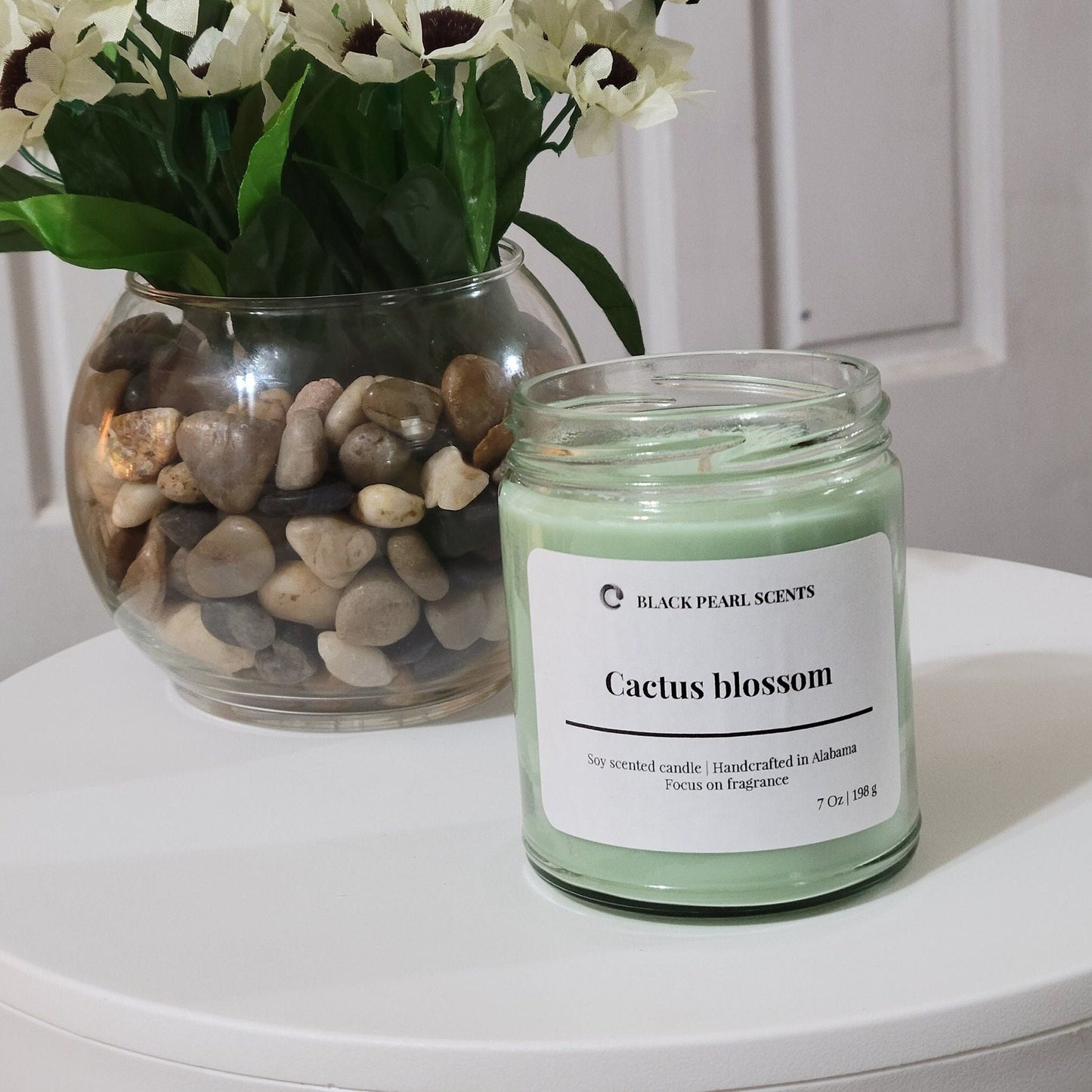 Cactus Blossom Soy Candle | Floral Aromatherapy & Coastal Home Decor