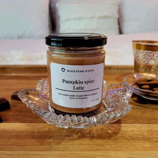 Pumpkin Spice Latte Soy Candle | Fall Clove & Cinnamon Candle
