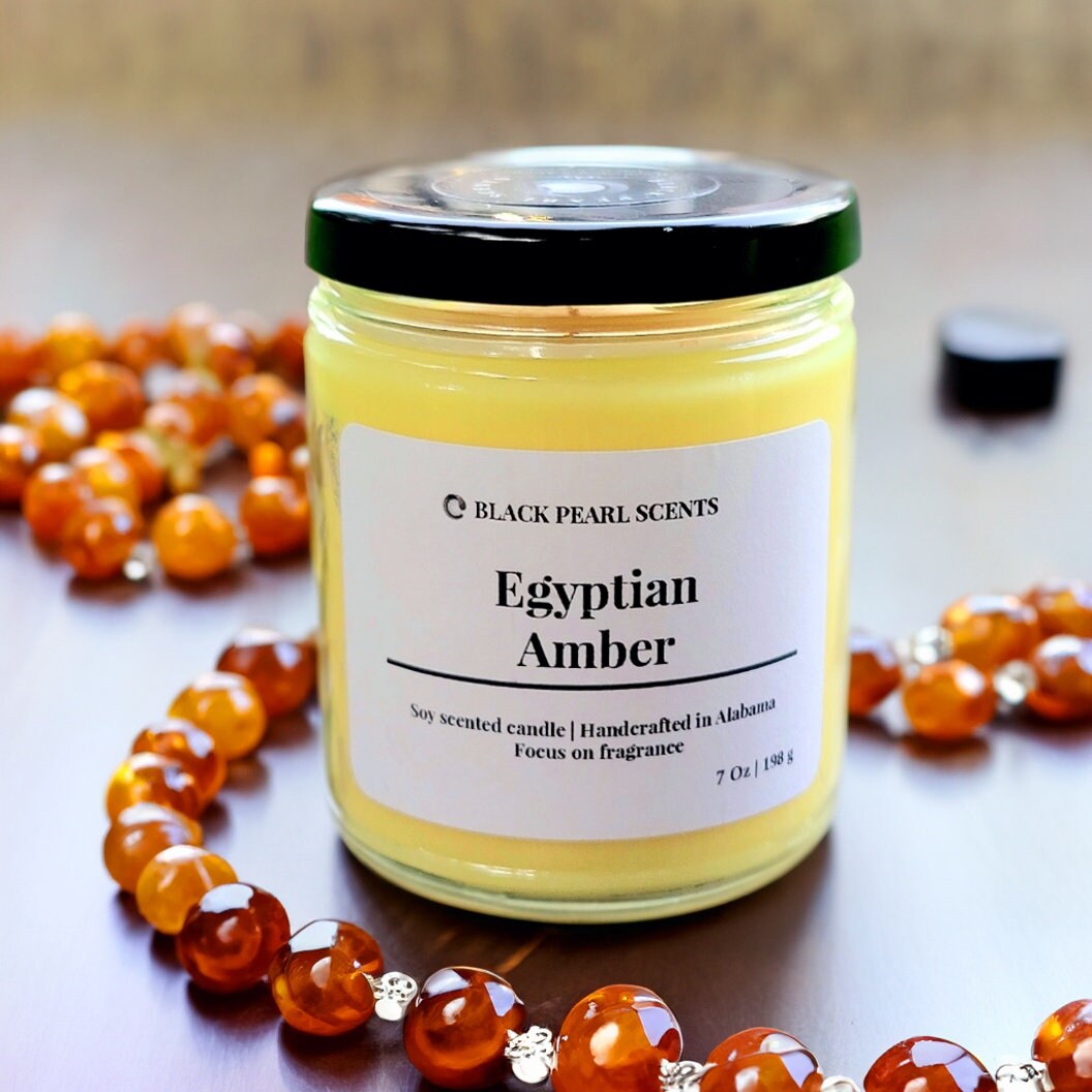 Earthy Egyptian Soy Candle | Woodsy Masculine Home Fragrance