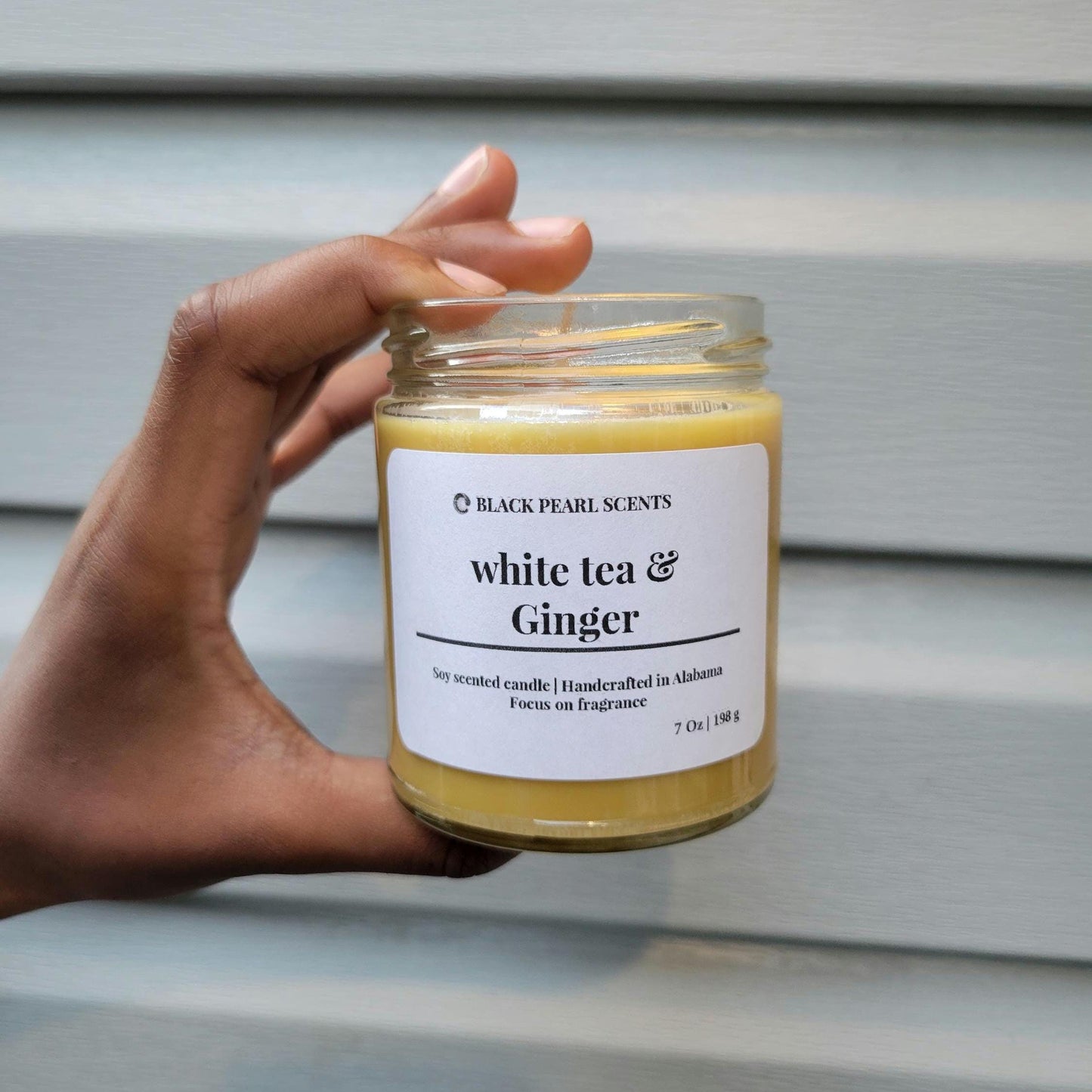 White Tea & Ginger Soy Candle | Spa Aromatherapy | Eco-Friendly Relaxation