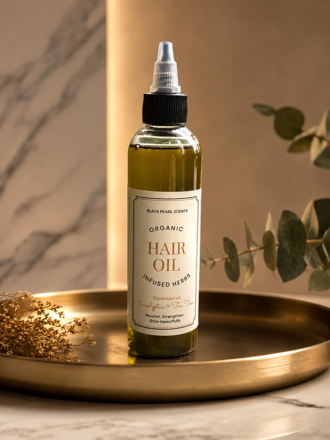 All-Natural Organic Hair Oil For Hair Growth