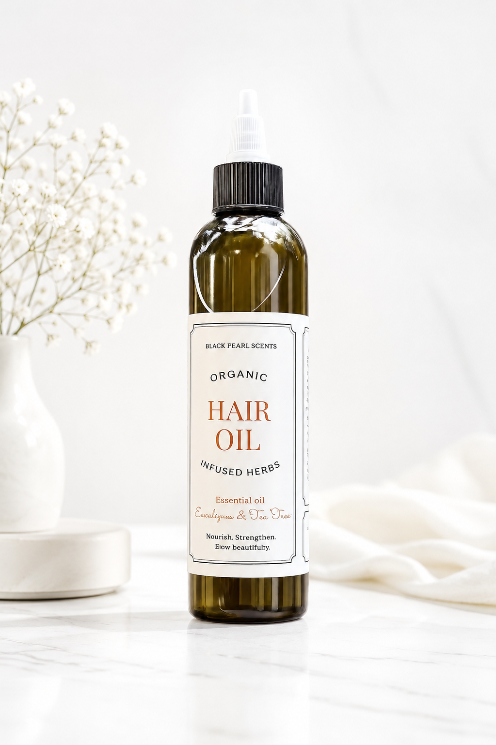 All-Natural Organic Hair Oil For Hair Growth